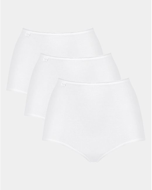 Sloggi Natural 3Pk Microfibre Maxi Briefs