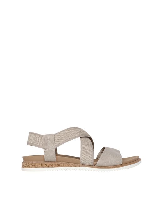 Skechers Natural Desert Kiss Wide Sandals