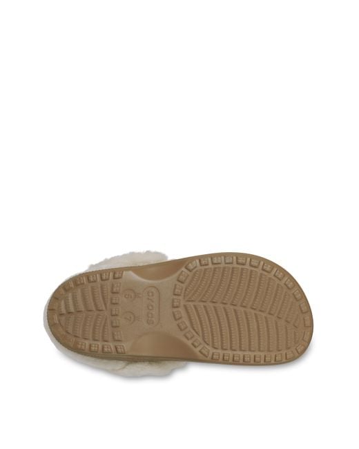 CROCSTM Natural Unfurgtble Vegan Suede Clog