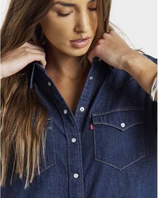 Levi's Blue Ultimate Western Shirt