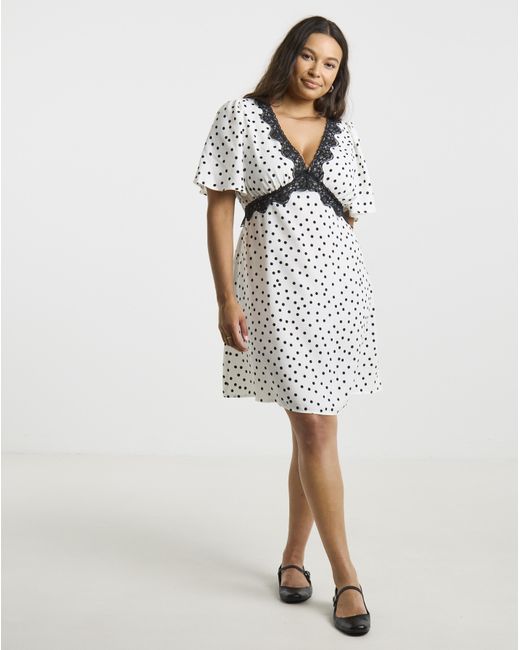 Simply Be White Mini Dress