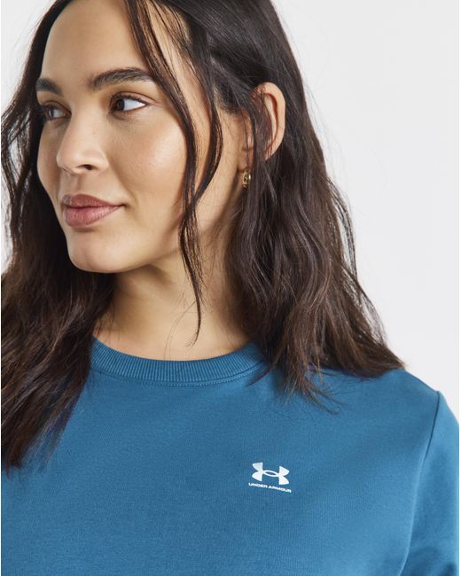 Under Armour Blue Sport Terry Crew Sweatshirt