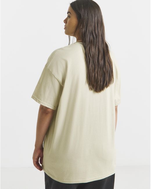 Simply Be Natural Espresso Martini Embroidery T-Shirt