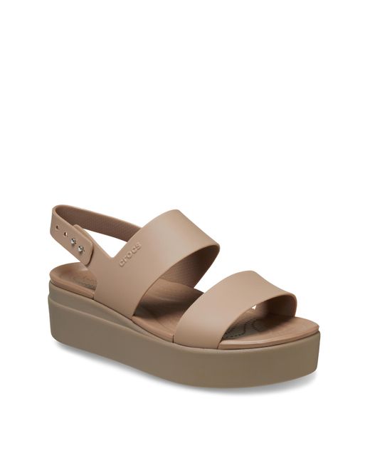 CROCSTM White Brooklyn Low Wedge