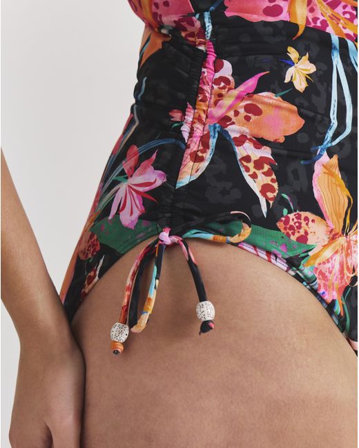 MAGISCULPT Multicolor Adjustable Bandeau Swimsuit