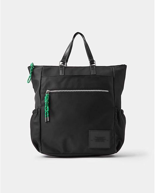 Accessorize Black Olivia Nylon Laptop Backpack