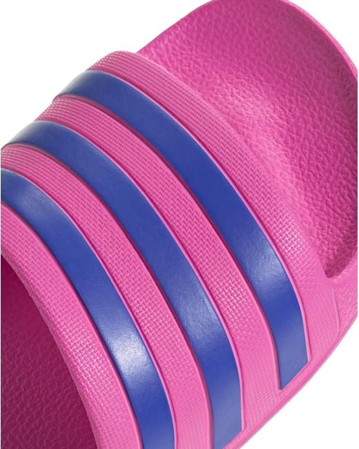 Adidas Purple Adilette Aqua Slides