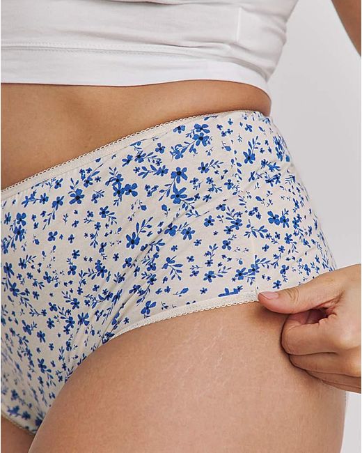 Pretty Secrets Blue 7 Pack Full Fit Brief