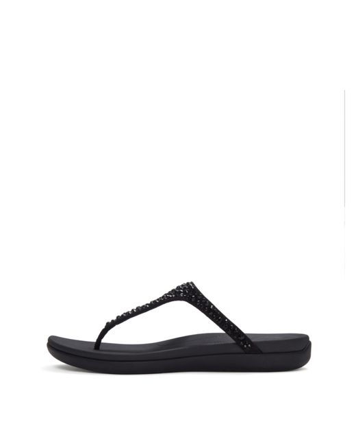 Fitflop Black Fit Flop Solay Toe Post