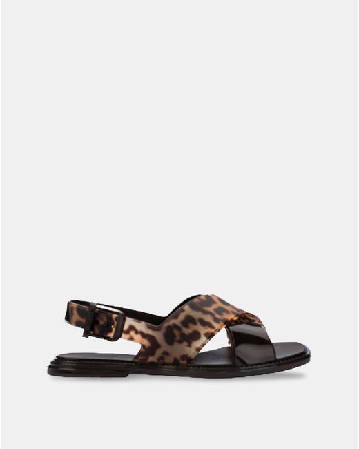 Melissa White Melissa Cleo Jelly Leopard Sandals