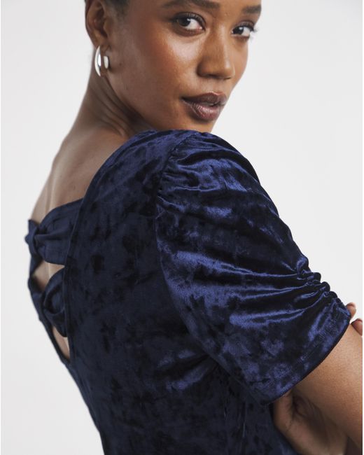 Joe Browns Blue Simply Perfect Velour Tunic
