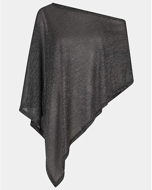 Accessorize Gray Shimmer Poncho