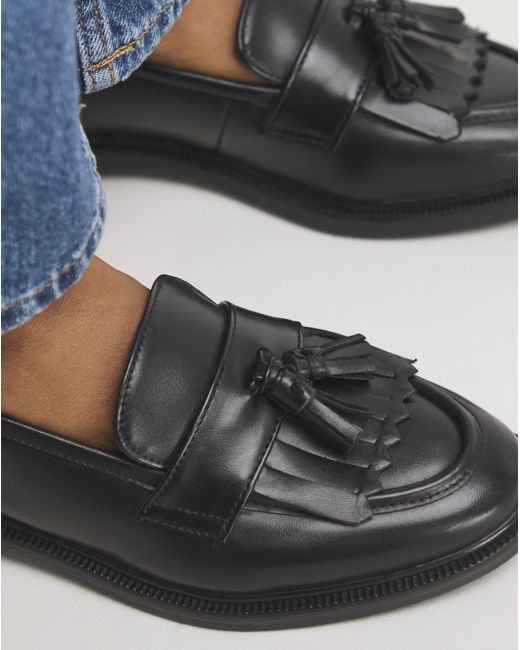 JD Williams Black Classic Tassle Loafer Eee Fit