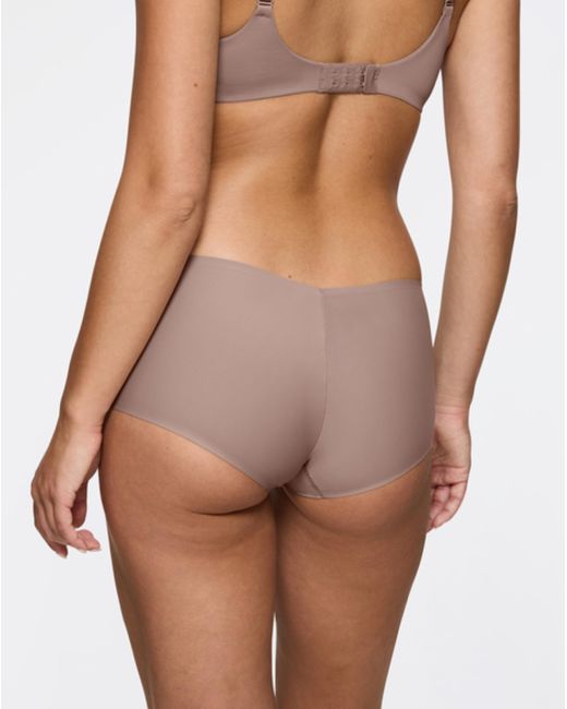 Triumph Brown Body Illusion Short Briefs
