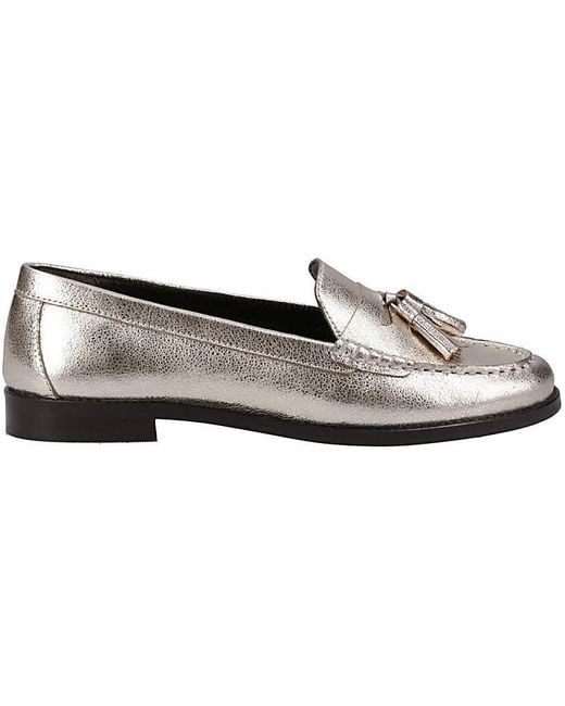 Hush Puppies White Connie Tassel Loafer