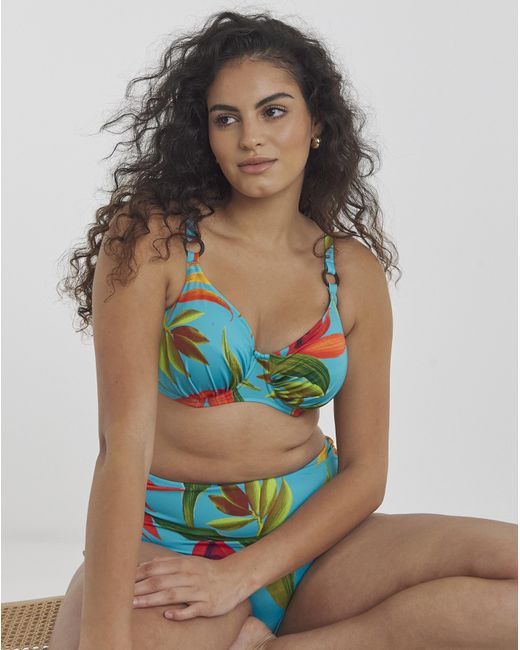 Fantasie Blue Pichola Full Cup Bikini Top
