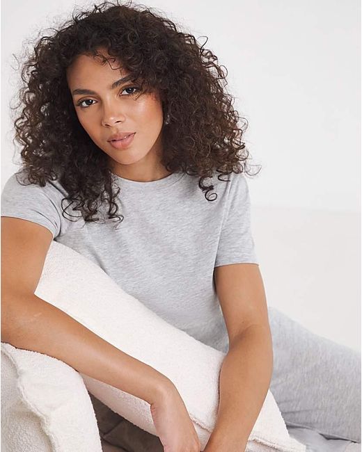 Pretty Secrets White Back To Basics Pj Set