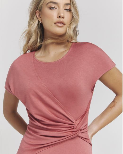 Simply Be Red Premium Jersey Dress