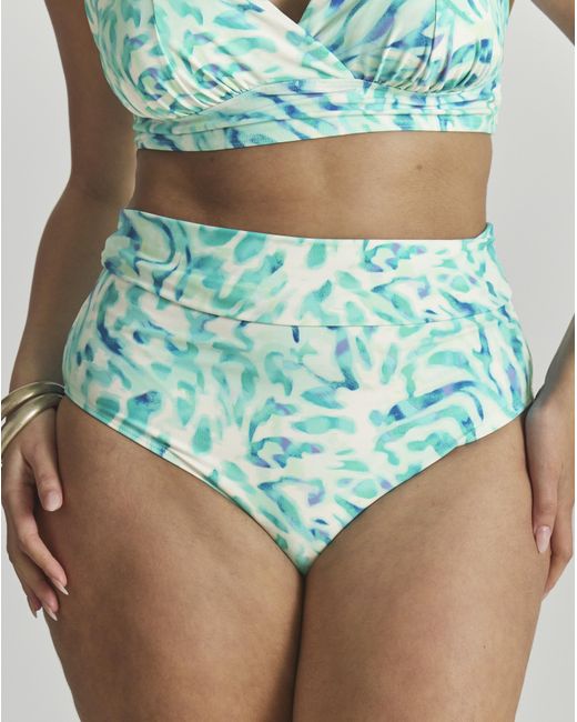 MAGISCULPT Blue Fold Over Bikini Brief