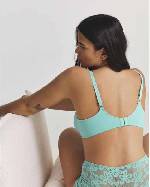 Pretty Secrets Blue 3 Pack Claire Cotton Wired Full Cup Bras