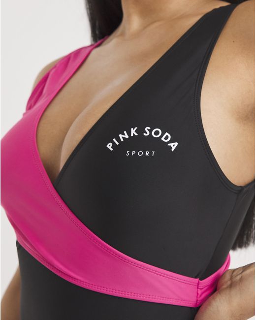 Pink Soda Red Marbella Swimsuit