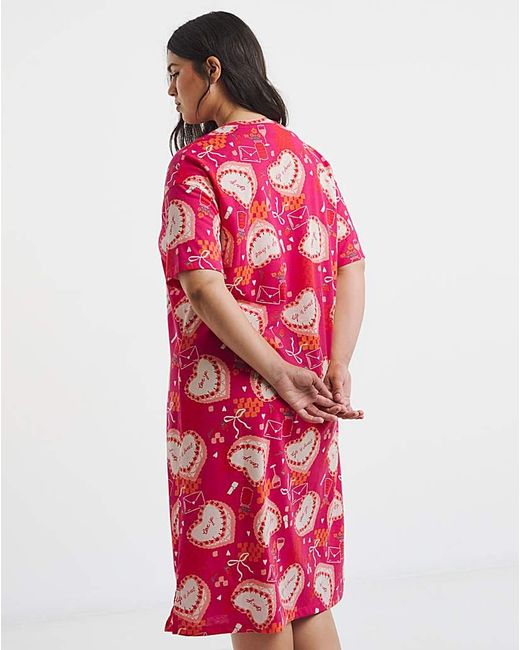 Simply Be Red 2 Pack Nighties