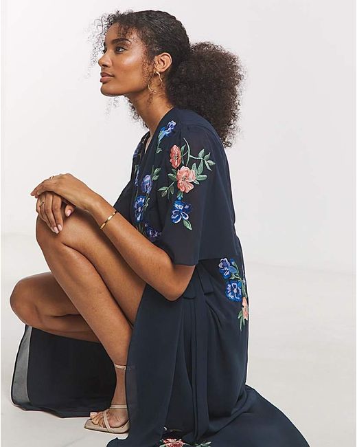 Hope & Ivy Blue Maxi