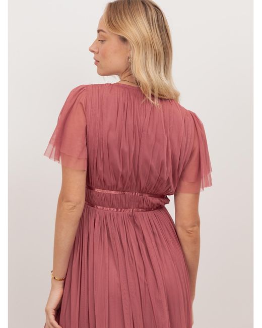 Anaya with love Red Plain Dress