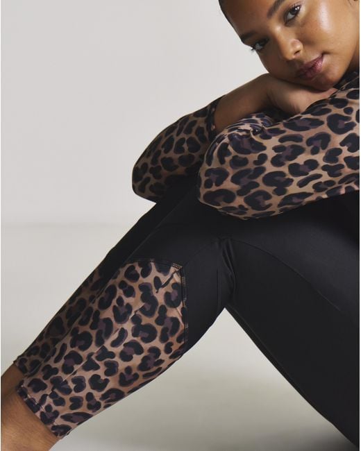 Beach To Beach Black Sports Swim Leggings