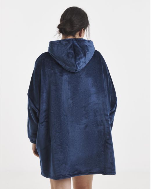 Pretty Secrets Blue Oversized Hooded Dress