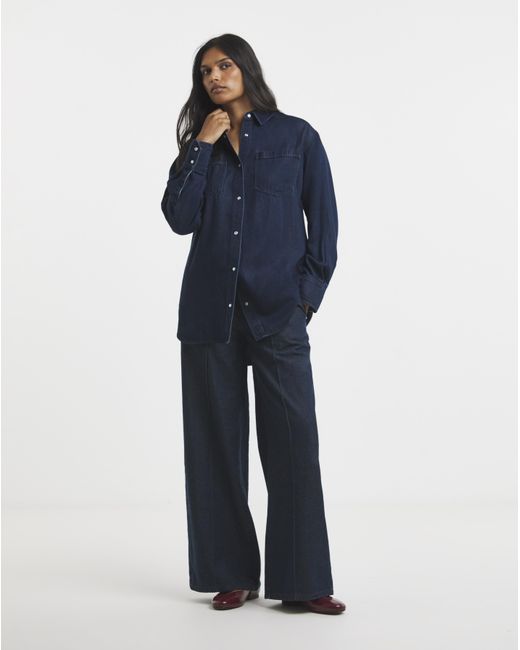 Simply Be Blue Ultimate Denim Shirt