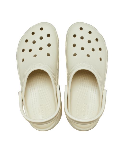 CROCSTM Natural Classic Platform Clogs D Fitour