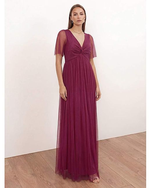 Anaya with love Red Anaya Plain Dress