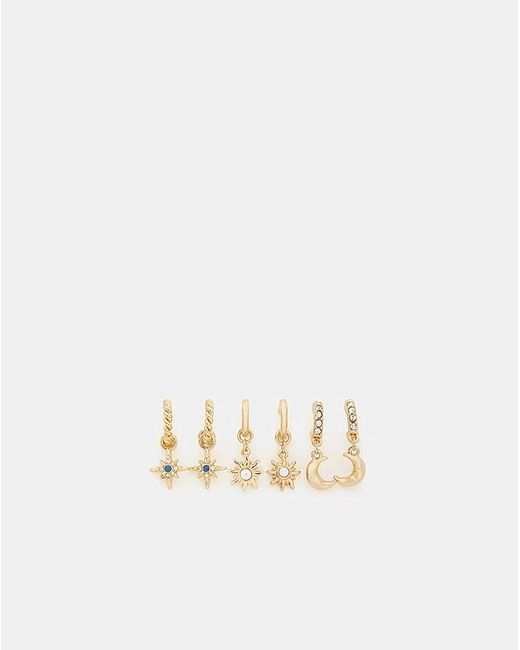 Accessorize White Celestial Charm Earrings