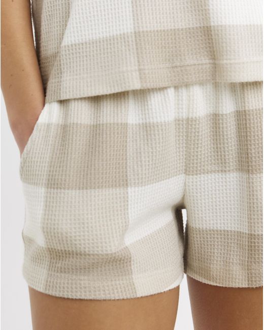 Simply Be Natural Pretty Secrets Waffle Short Set