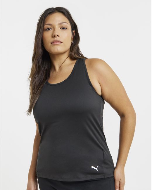 PUMA Black Essential Racerback Tank