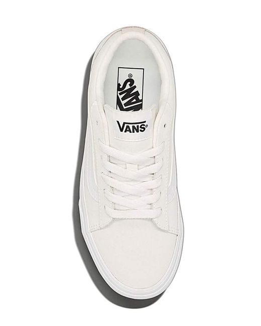 Vans White Vero Trainers