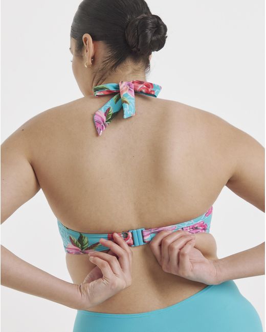 Joe Browns Blue Flower Girl Bikini Top