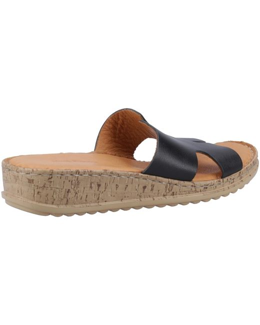 Hush Puppies Blue Eloise Mule Sandal