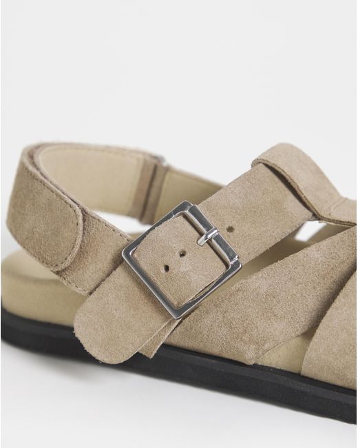 JD Williams Natural Fisherman Stlye Mule Wide