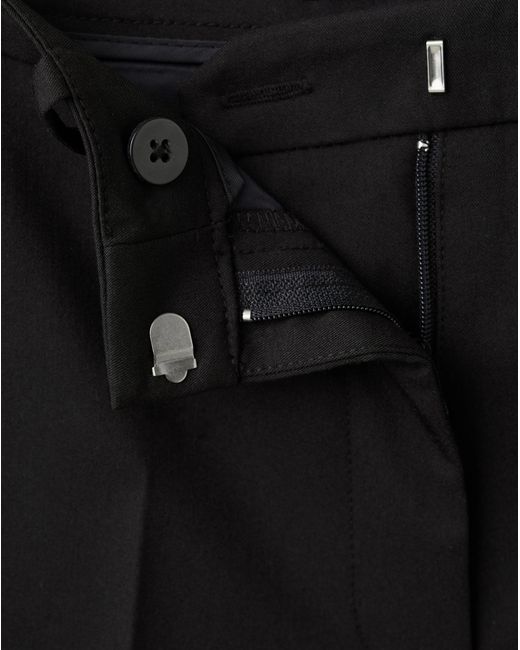 Mango Black Straight Tailored Trouser