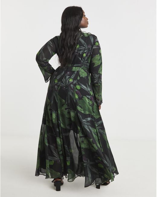Religion Green Flash Maxi Dress