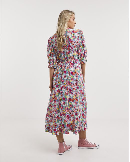 Nobody's Child Pink Delilah Midi Dress