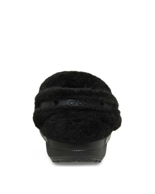 CROCSTM Black Unfurgtble Vegan Suede Clog