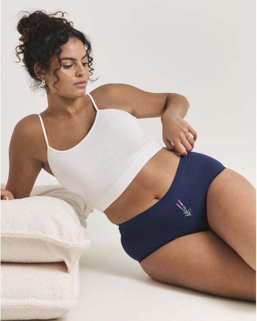 Pretty Secrets Blue 7 Pack Full Fit Knickers