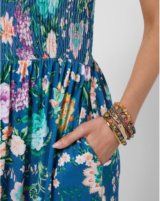 Joe Browns Blue Summer Garden Jersey Dress