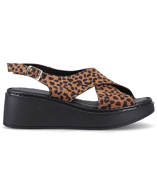 Hush Puppies Brown Bex Wedge Sandal