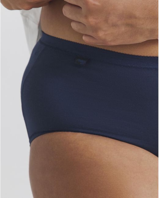 Sloggi Blue 3Pk Basic Midi Knicker