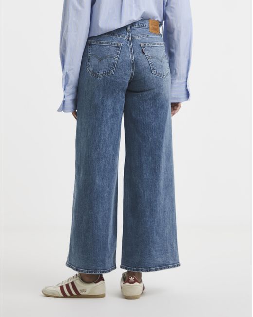 Levi's Blue 728 High Rise Wide Leg Jean