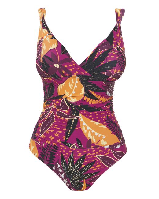MAGISCULPT Red Lose Up To An Inch Swimsuit